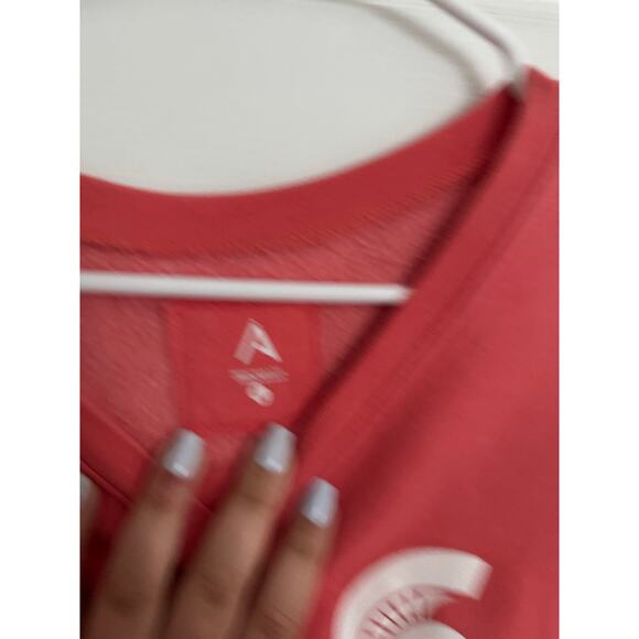 Michigan State University Spartans Pink V-Neck Pullover Sweatshirt Sz: large - Picture 3 of 4